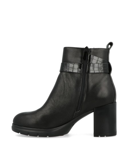 Impronte Fenice Buckle Leath Lederstiefeletten 7 cm Absatz